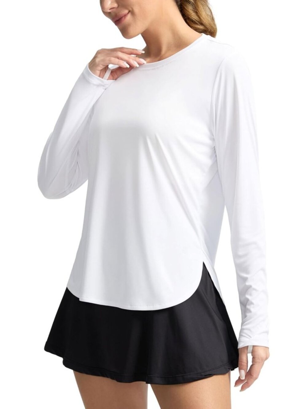 Women's UPF 50+ Long Sleeve Sun Protection Workout & Hiking Shirts